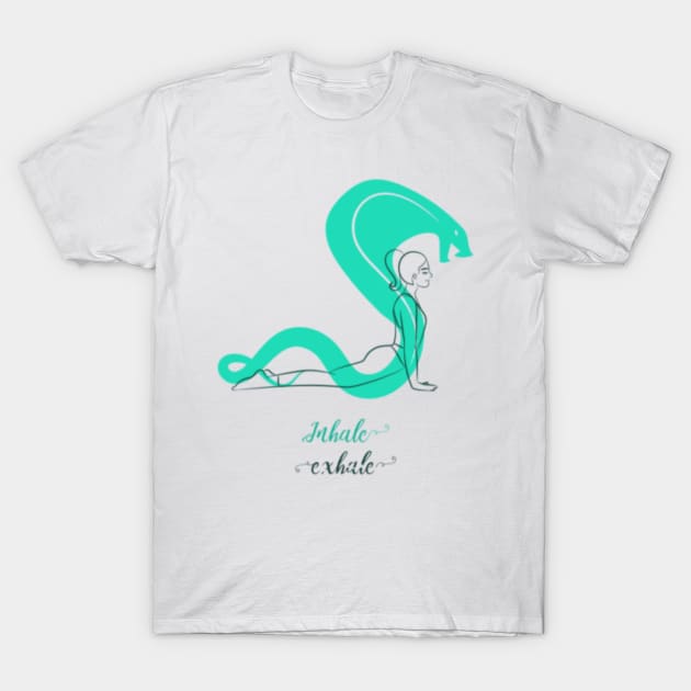 Inhale - Exhale T-Shirt by Papiloin